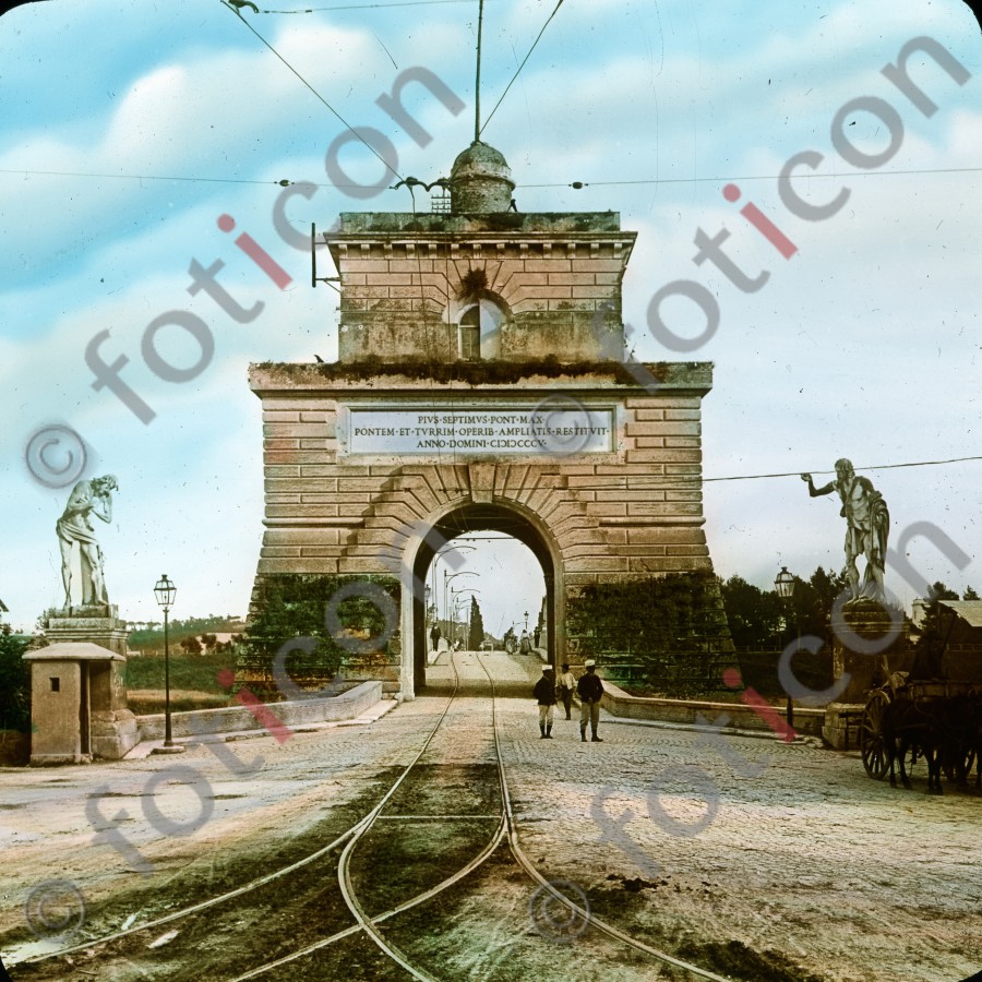 Ponte Molle | Ponte Molle - Foto foticon-simon-035-056.jpg | foticon.de - Bilddatenbank für Motive aus Geschichte und Kultur